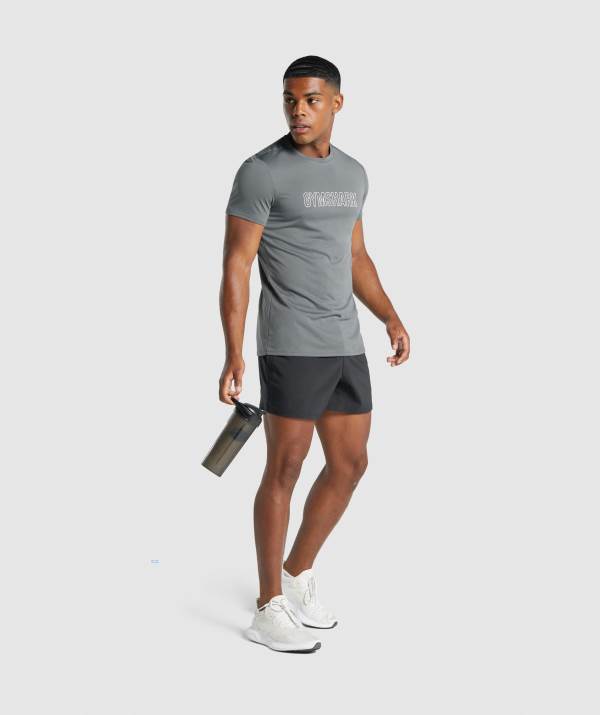 Panske Fľaša Na Vodu Gymshark 600ml Shaker Čierne | DH1936428